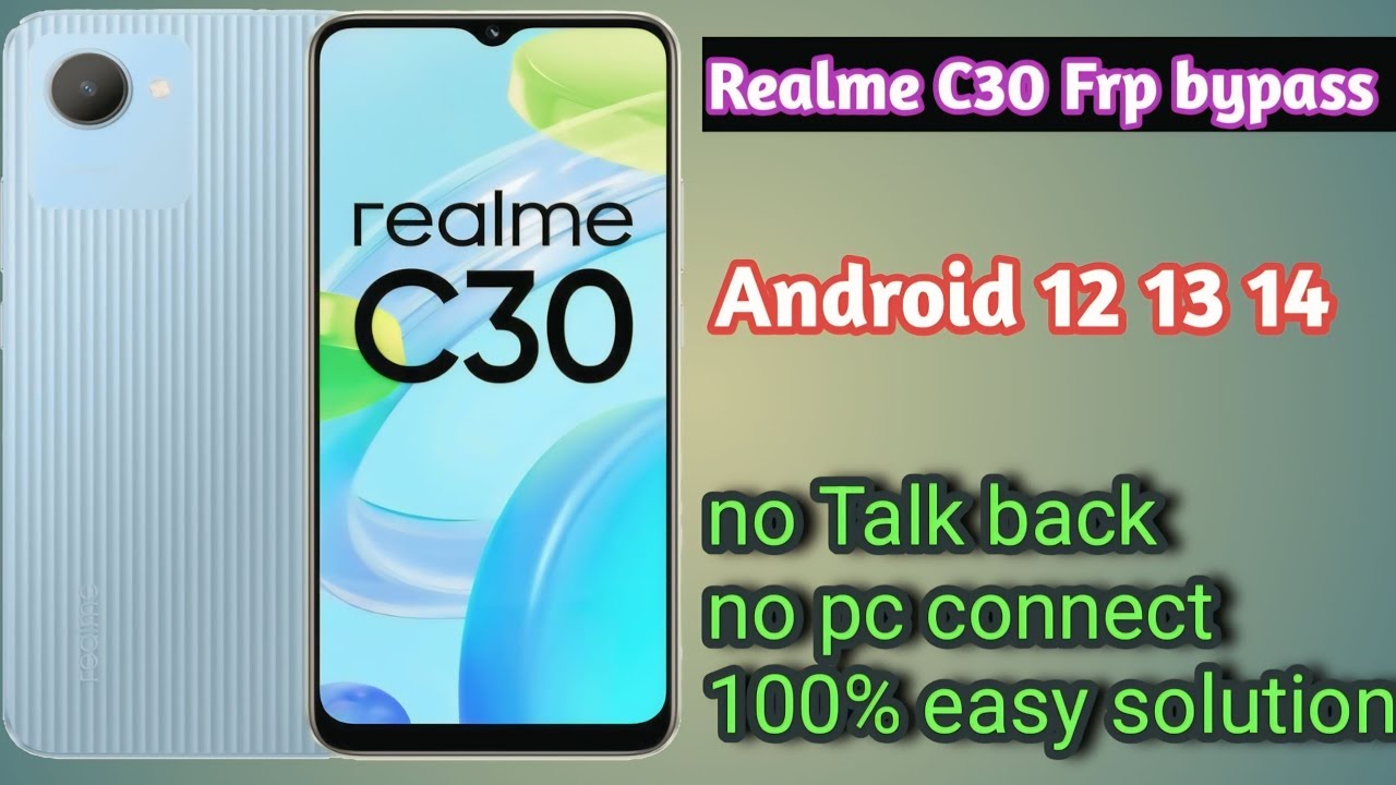 Realme C30 Frp Bypass Android 12 13 14 #frp #unlock
