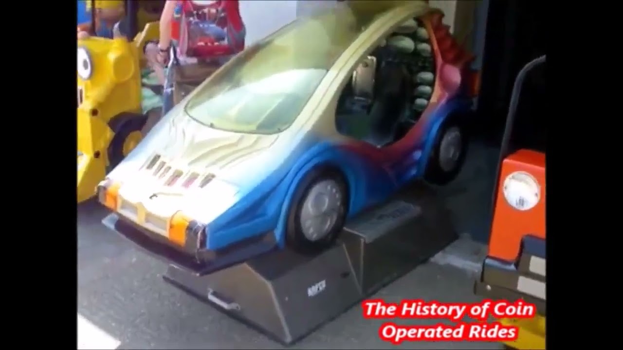 1990s BAFCO Coin Operated Car Kiddie Ride - Super Car