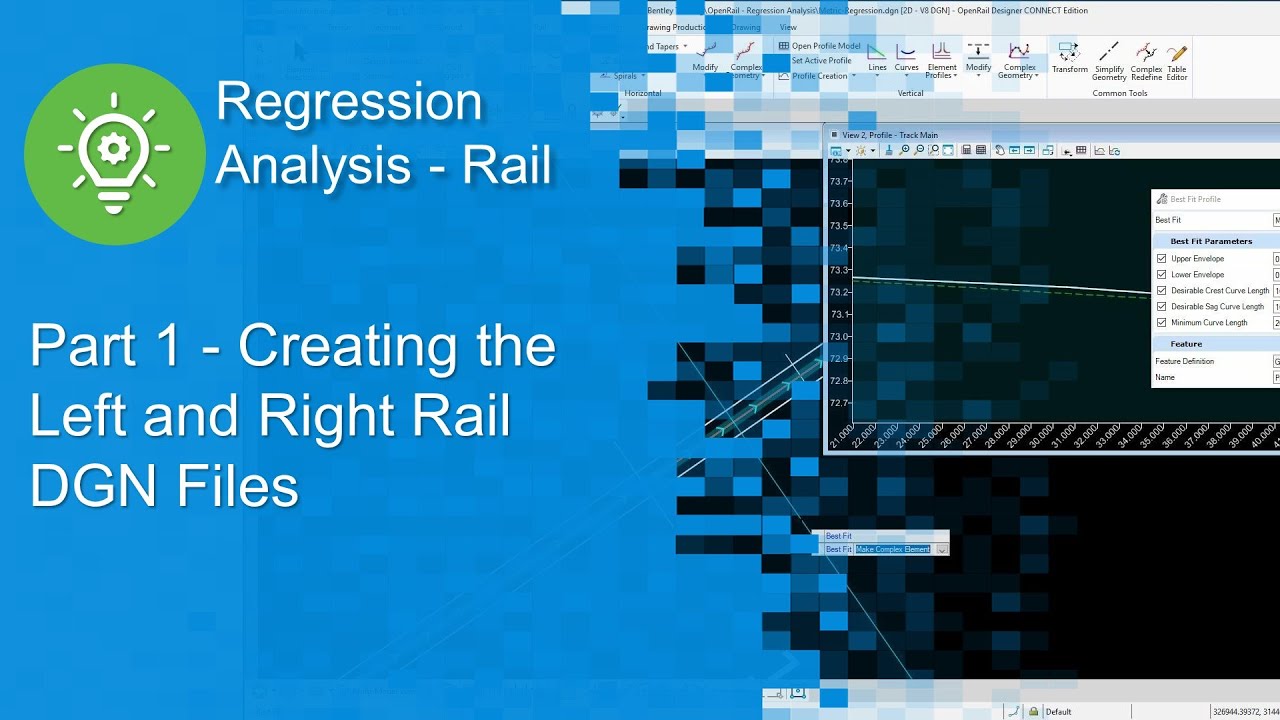 Part 1 - Creating the Left and Right Rail DGN Files