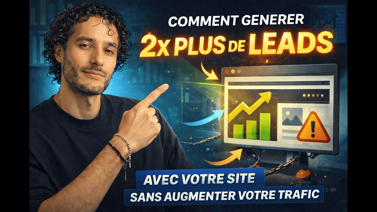 Comment générer 2x plus de leads qualifiés grâce à votre site (SANS AUGMENTER VOTRE TRAFIC)