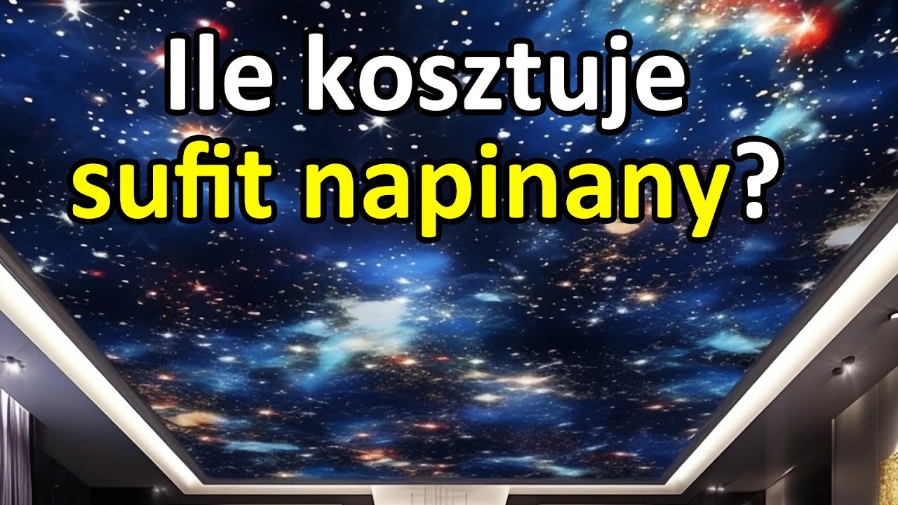 Ile kosztuje sufit napinany? | Sufity napinane cena za m2