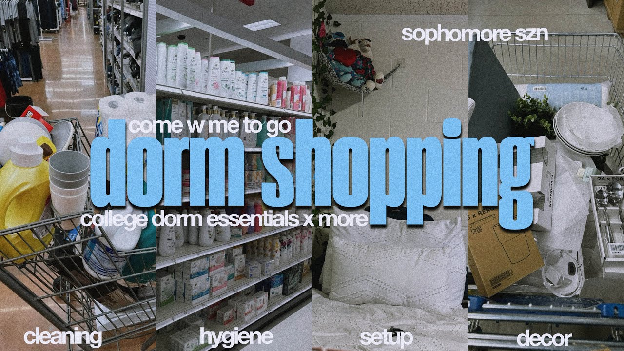 COLLEGE DORM SHOPPING 2025 | *must haves &  essentials*