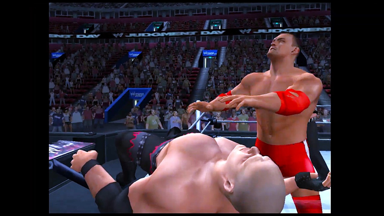 WWE SmackDown! vs  Raw 2011 Vladimir Kozlov vs Kane (Legend)