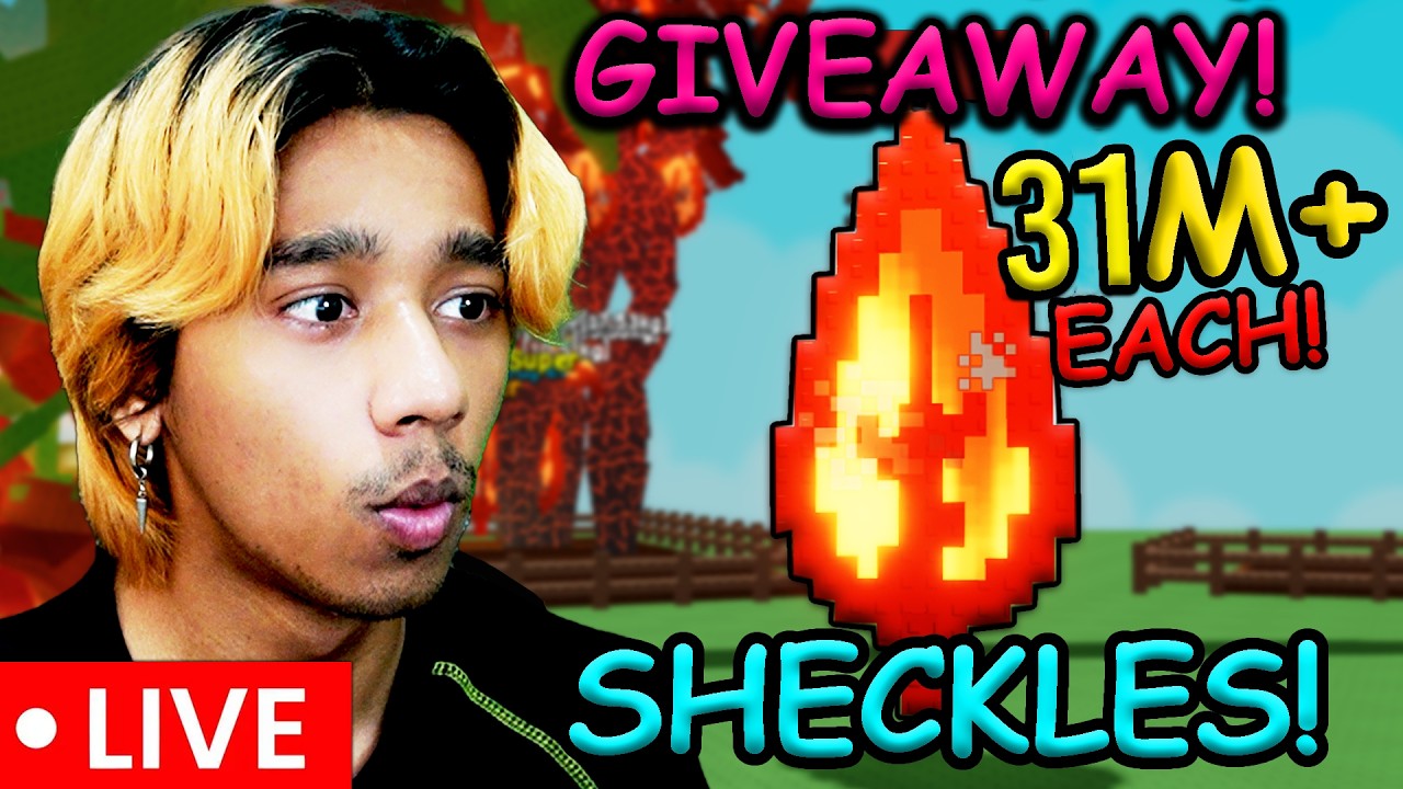 🔴LIVE | GROW A GARDEN 2 GIVEAWAY GIVING 31M+ SHECKLES EACH! | Grow a Garden 2 Live Sheckles Giveaway