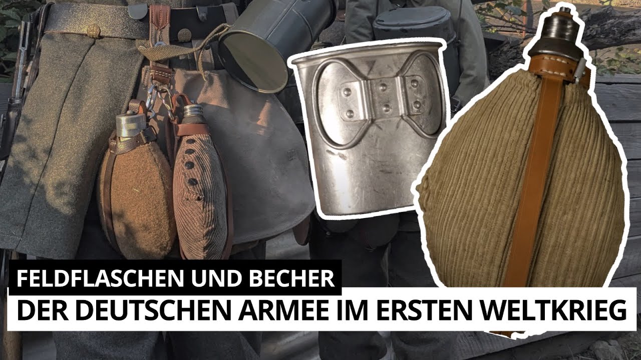 (WW1) Die deutschen Feldflaschen im ersten Weltkrieg.