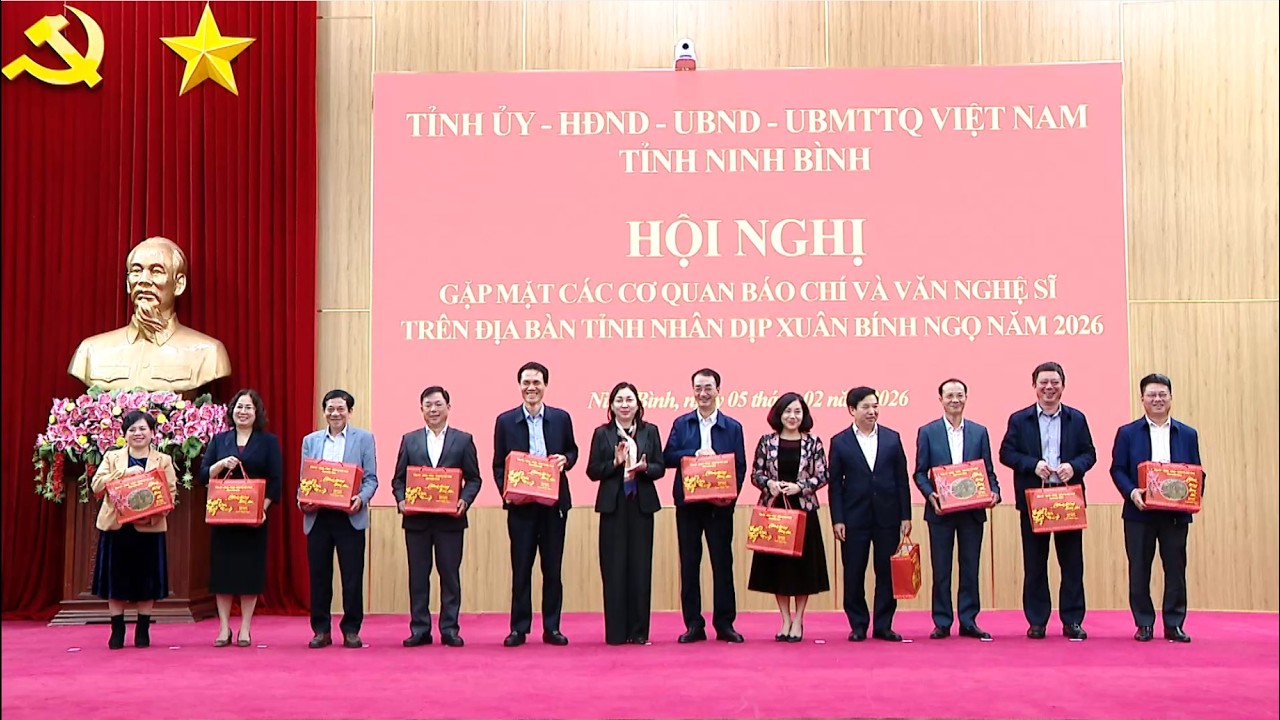 Gặp mặt các cơ quan báo chí và văn nghệ sĩ trên địa bàn tỉnh nhân dịp Xuân Bính Ngọ năm 2026