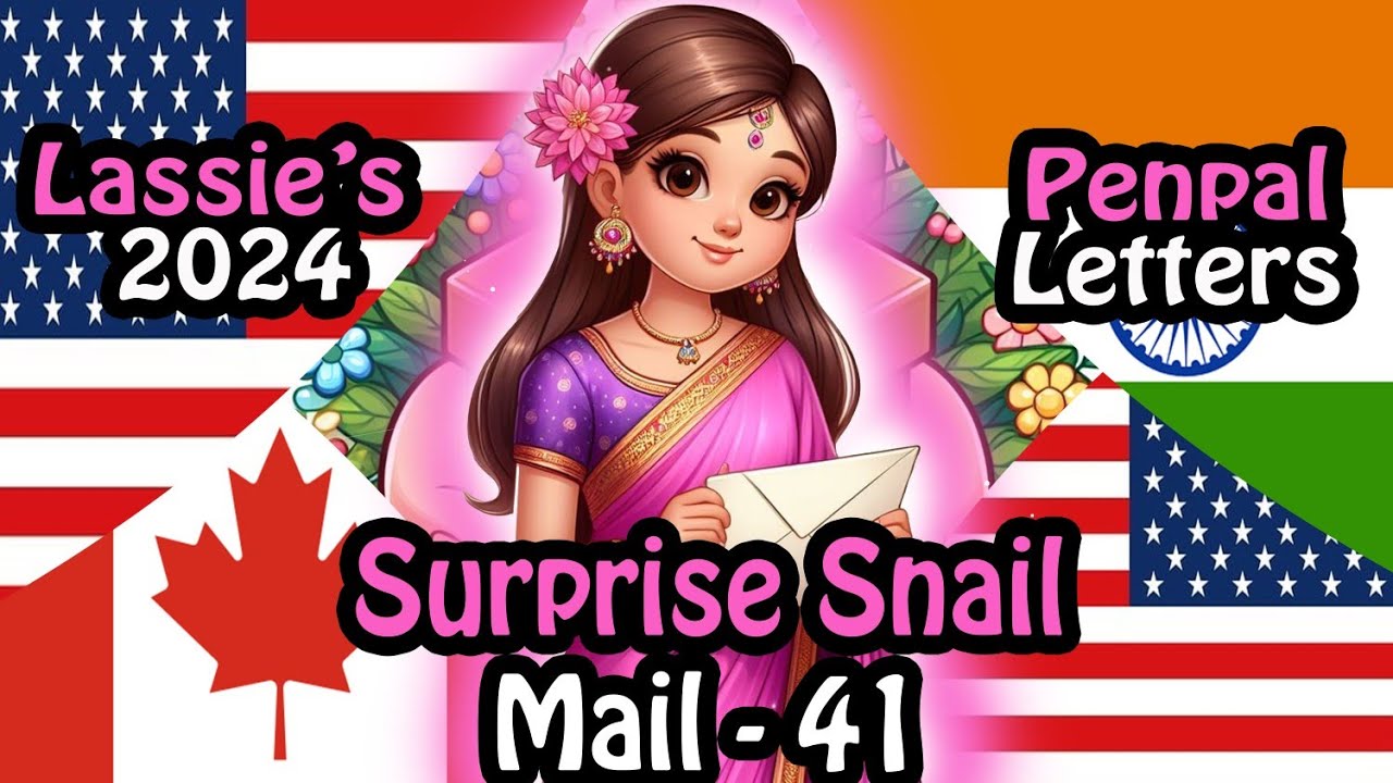 Penpal Treasures from Around the World! 🌎️Unboxing Snail Mail Surprises from Emily, Nishi, and Anna!