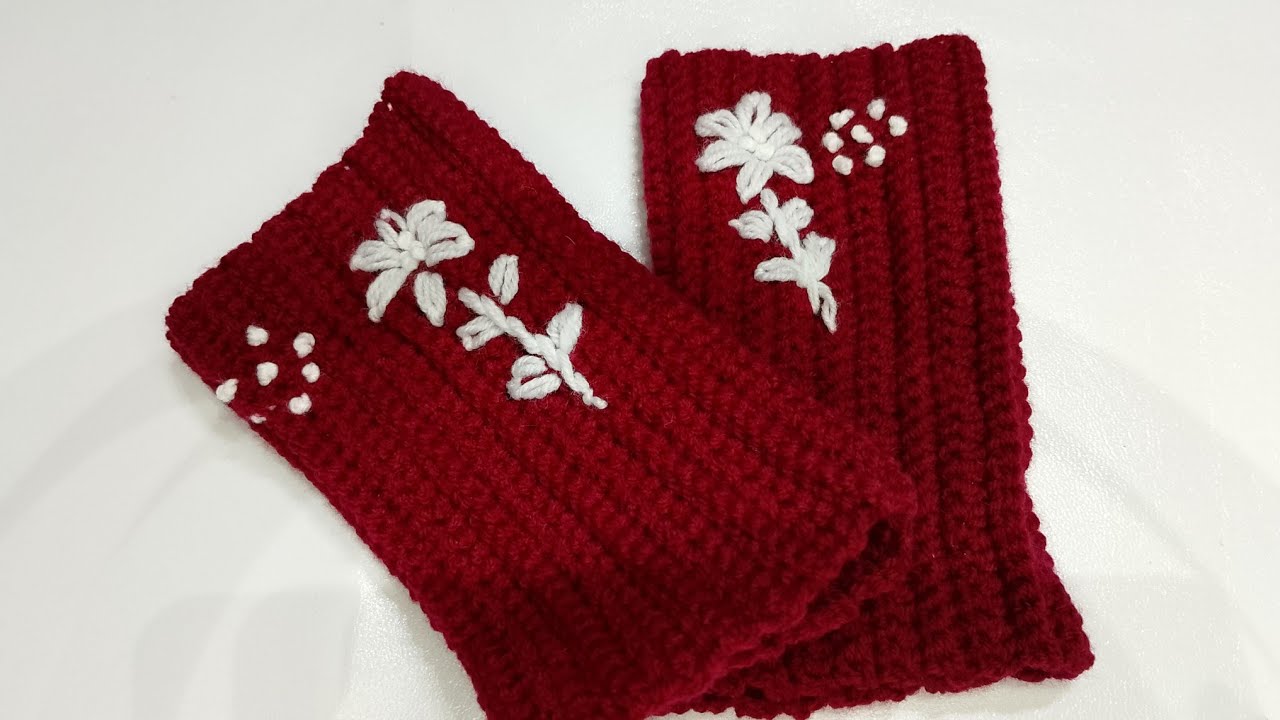 😳Crochet fingerless gloves for beginners friendly | how to crochet fingerless gloves quick and easy 