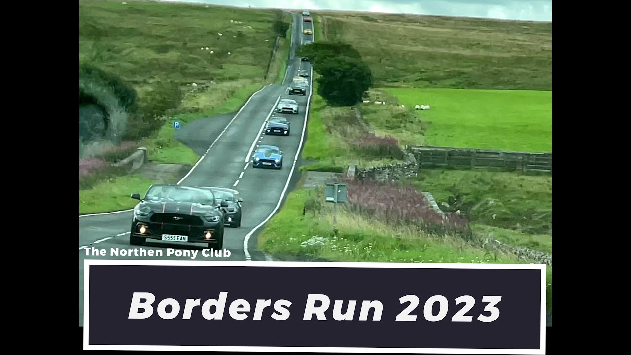 Ford Mustang 2023 Scottish Borders Cruise - The Northern Pony Club Borders Run