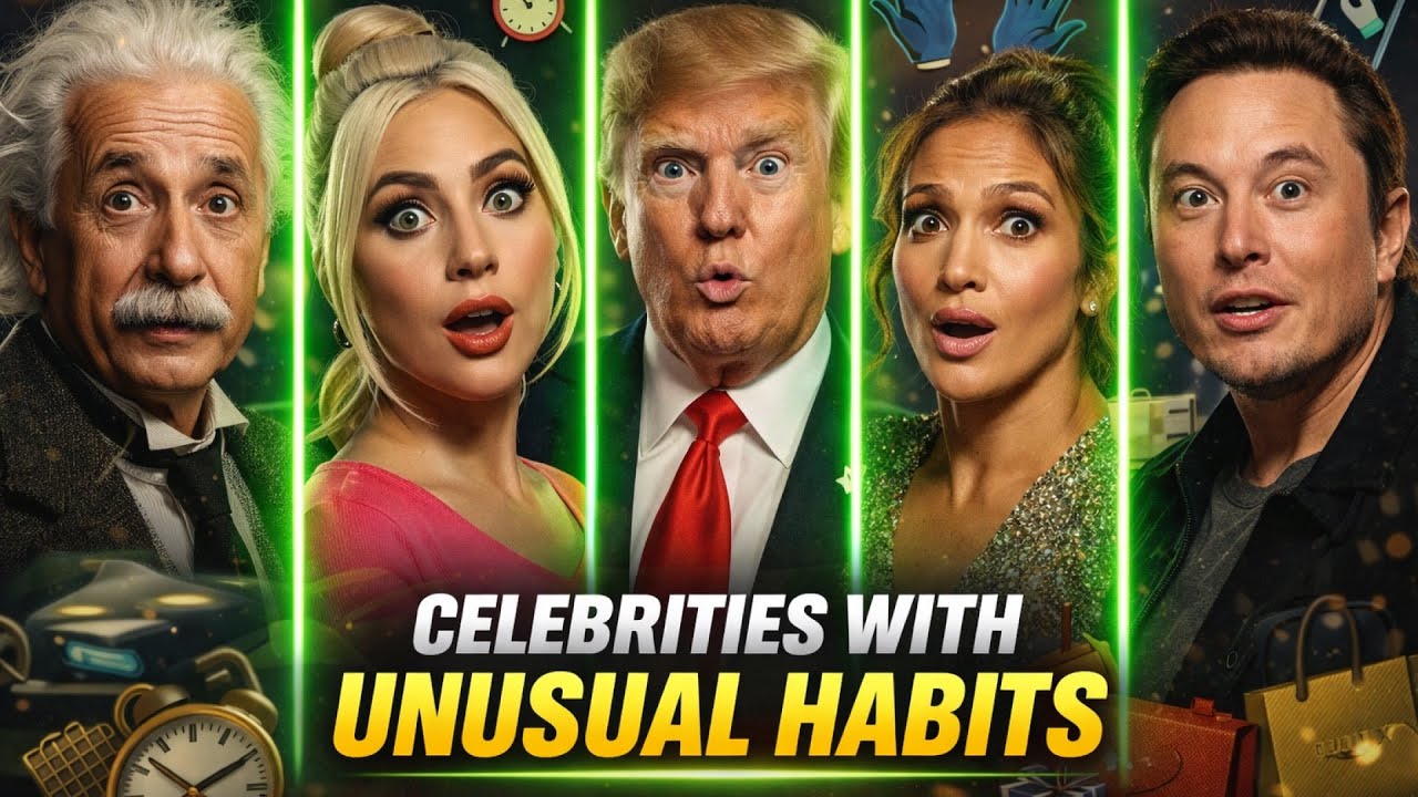 Celebrities with the Most Unusual & Weird Habits #celebrity #unusual #weird