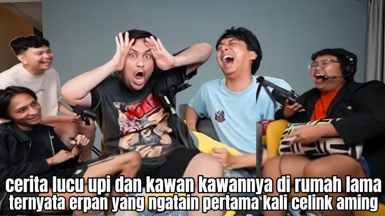cerita lucu upi dan kawan kawannya di rumah lama