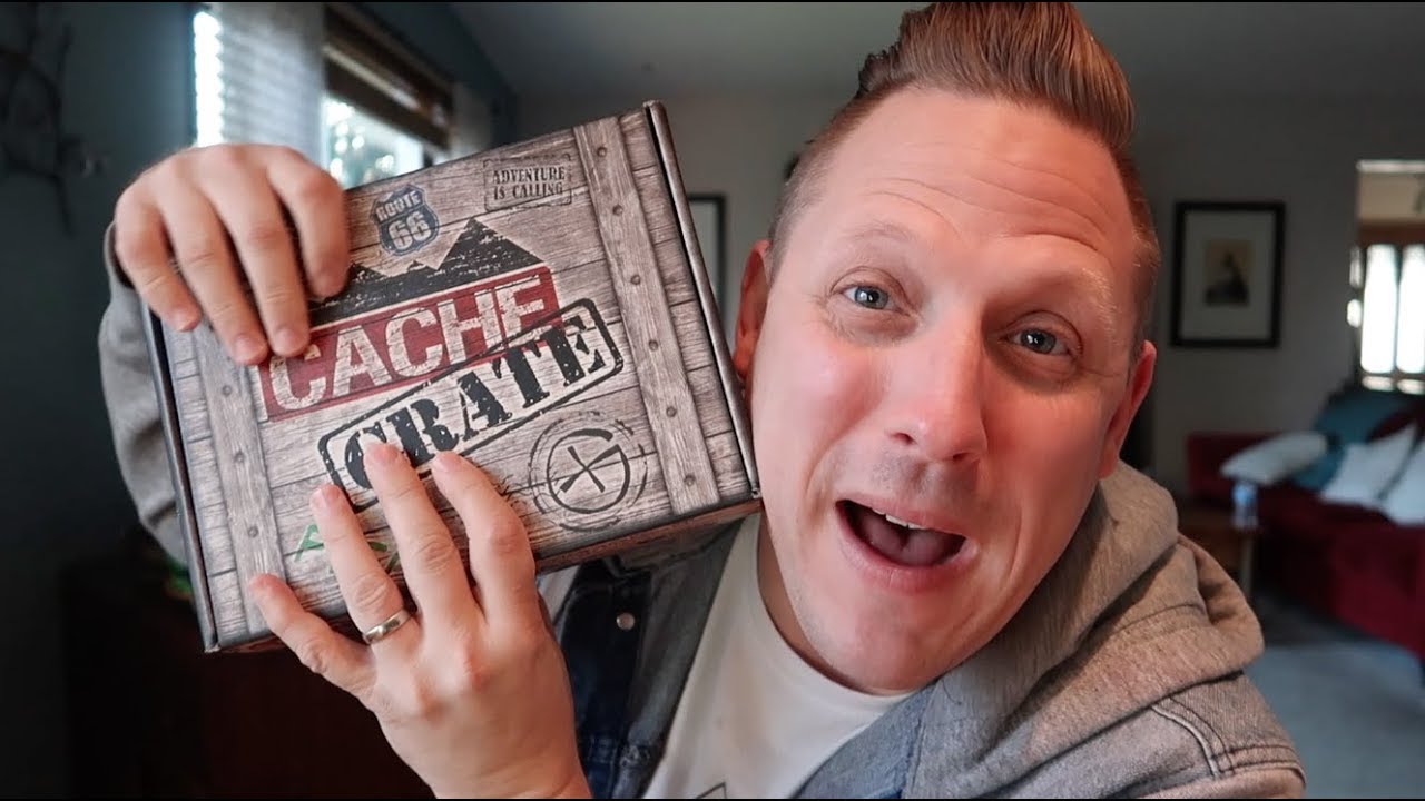 WHAT'S INSIDE WILL GET YOU OUTSIDE! (October Cache Crate Geocaching Unboxing)