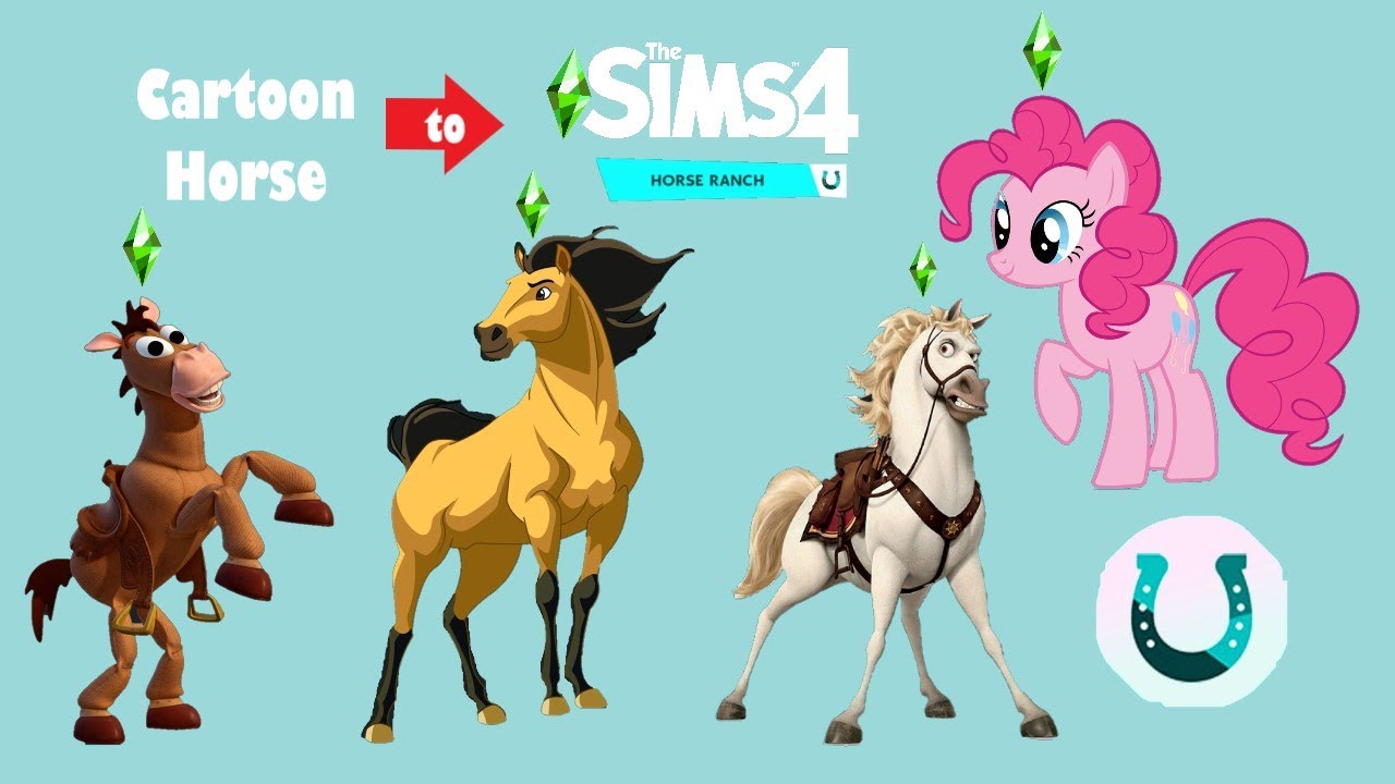 Creating Cartoon Horses in The Sims 4