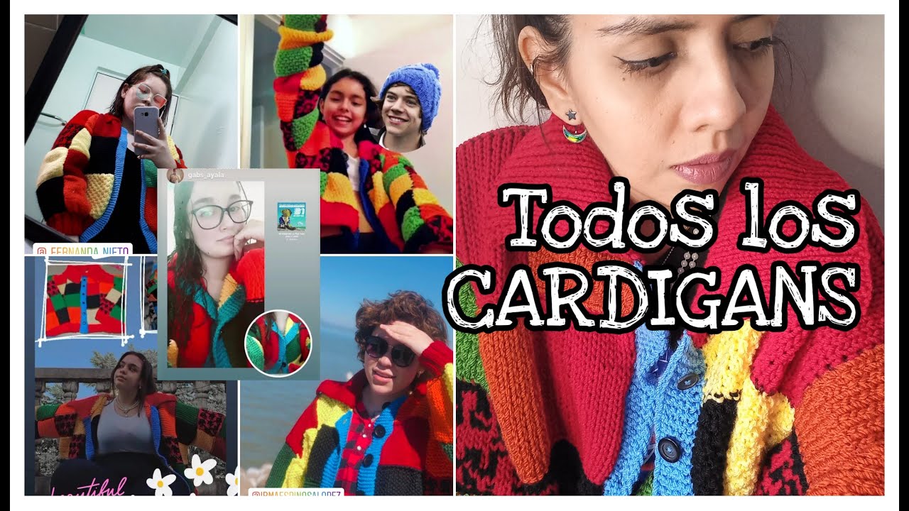 HARRY STYLES cardigans tejidos con el tutorial