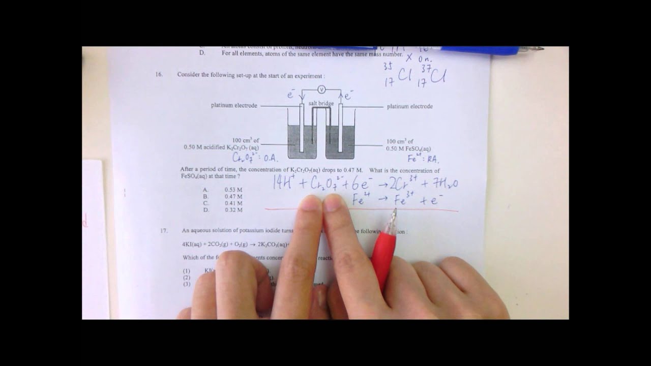 朗林理學 : ＜條條MC有得解＞ 2015 MC Q16 Paper 1A HKDSE Chemistry 補Chem 補化學