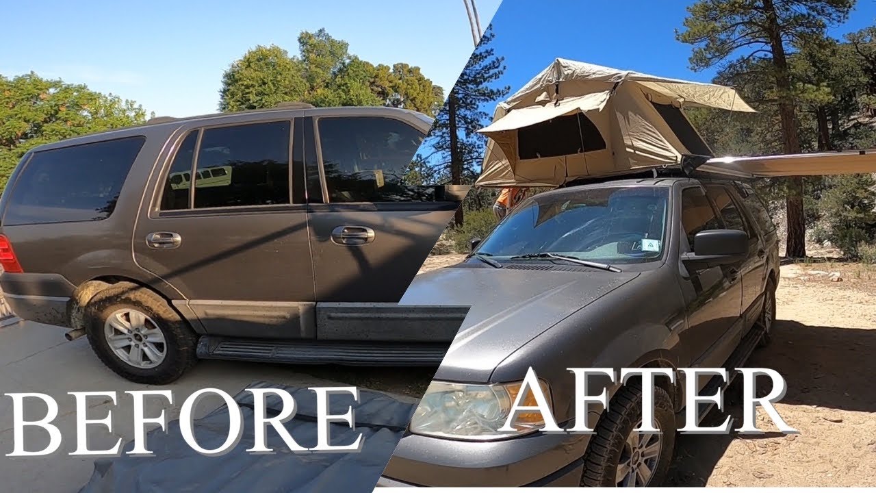 OVERLAND FORD EXPEDITION BUDGET BUILD: INSTALLING A SMITTYBUILT ROOFTOP TENT AND AWNING