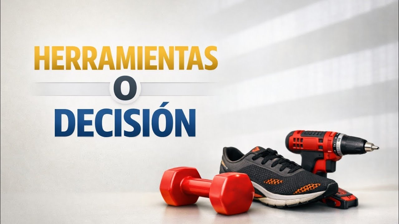 “No necesitas más herramientas. Necesitas decisión.”