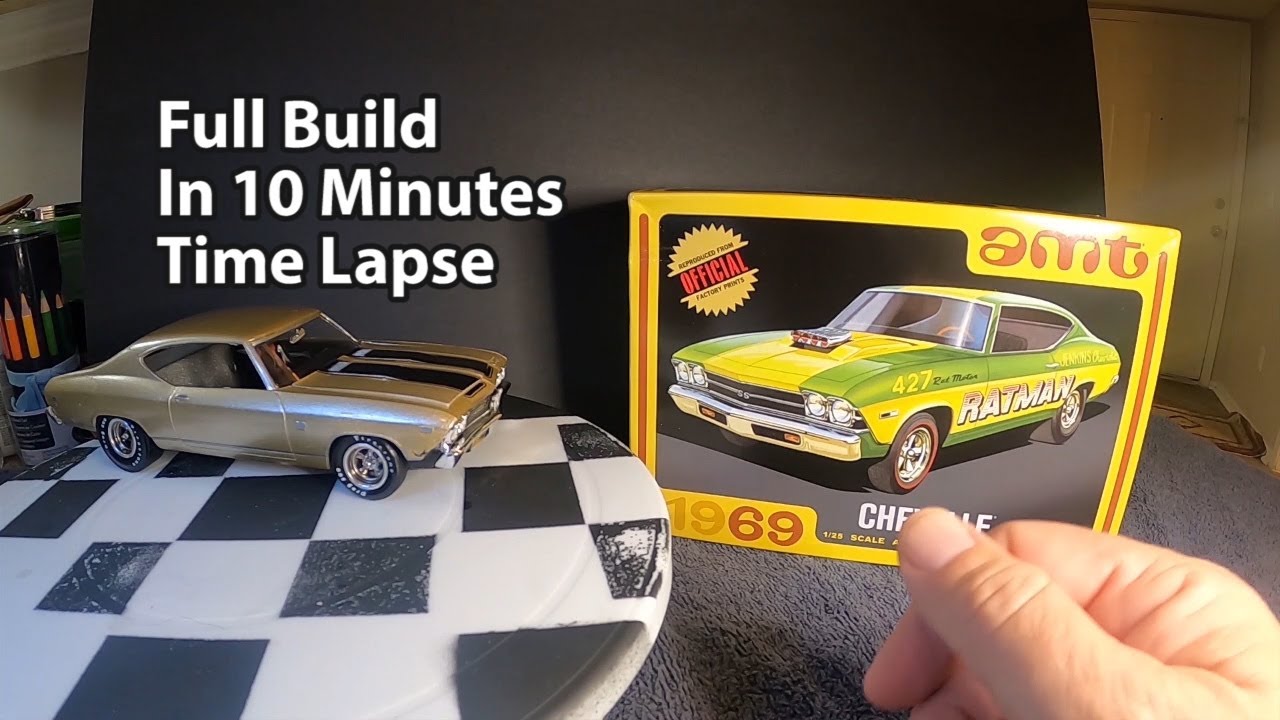 AMT 1969 Chevelle SS 396 Full Build in Time Lapse