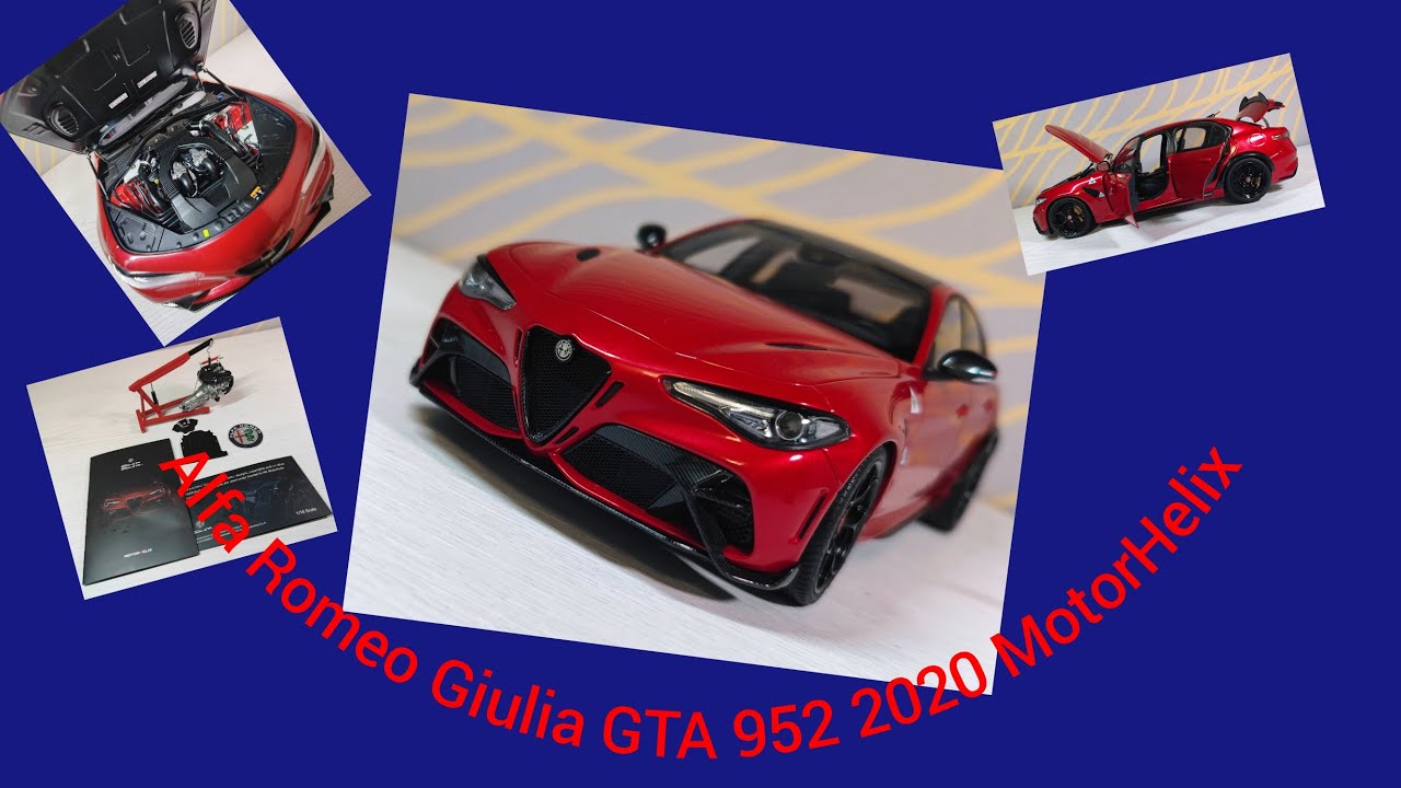 Новинка августа 2024 Alfa Romeo Giulia GTA typ 952 2020 MotorHelix