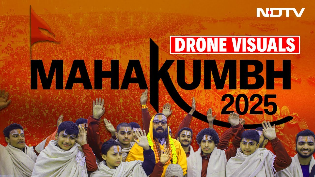 Maha Kumbh Mela 2025 Drone Visuals | Maha Kumbh News | The Largest Religious Congregation On Earth