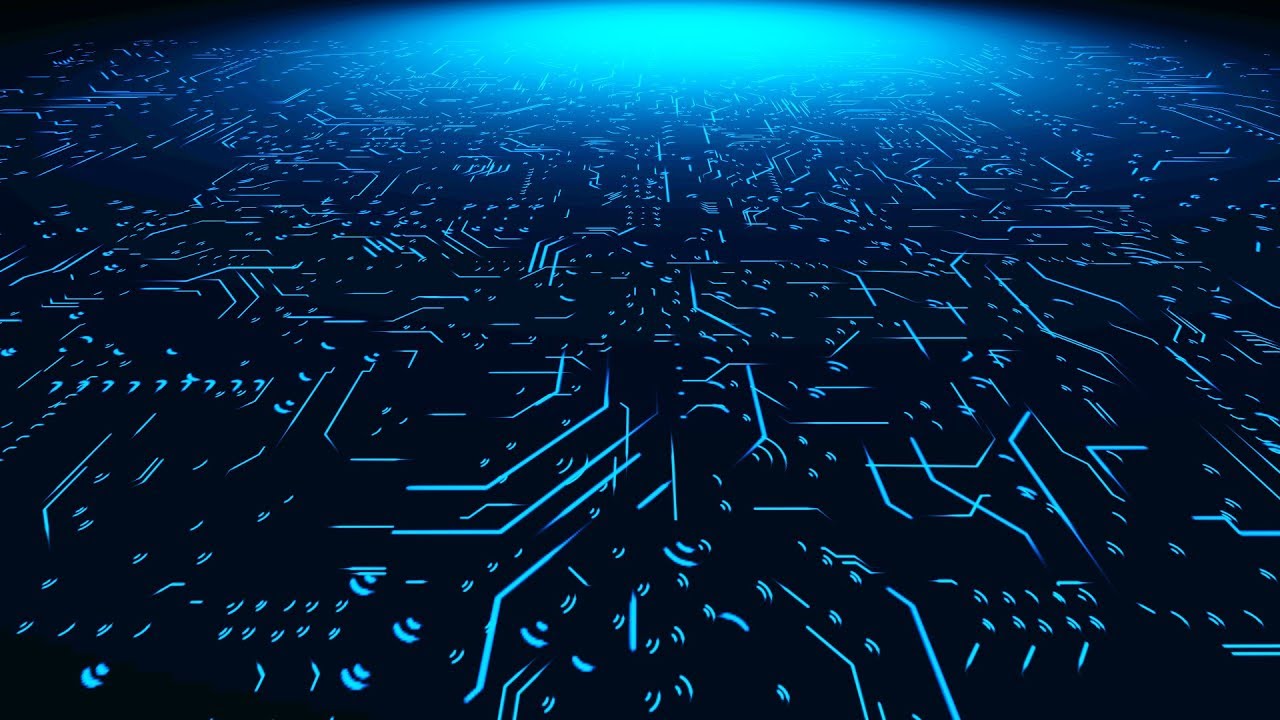 Digital circuit board futuristic Technology background Video - Free 4K Stock Footage