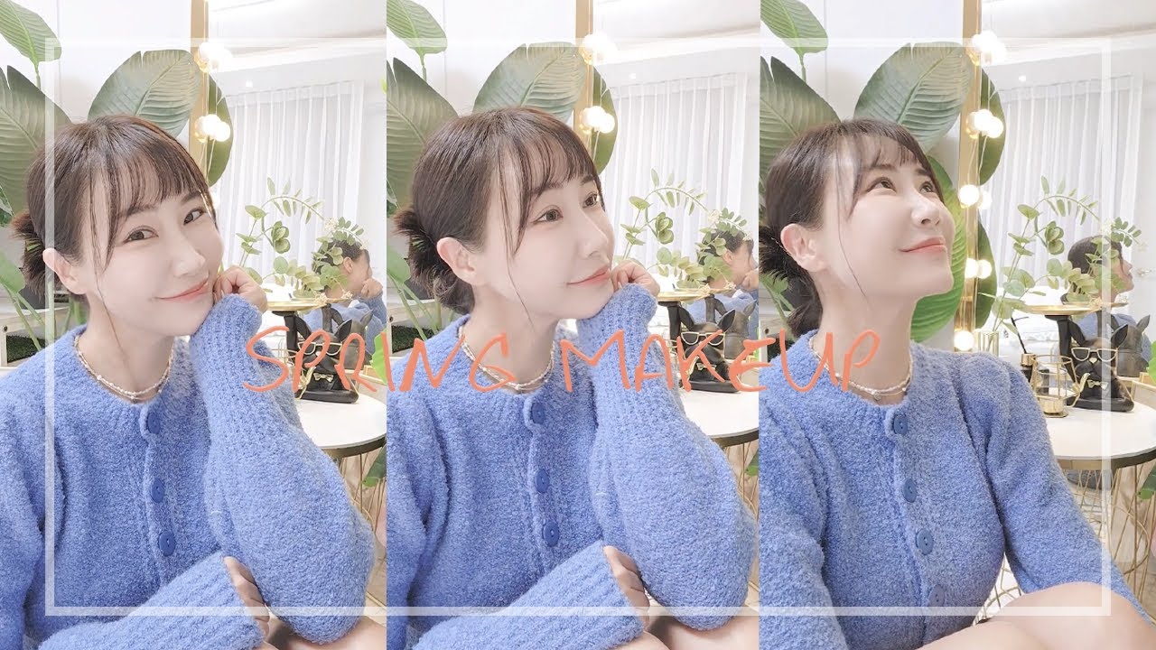 [VLOG] 수다 메이크업😁 영롱 코랄 메이크업🍑/ 실버버튼 언박싱/ 라이브커머스 현장