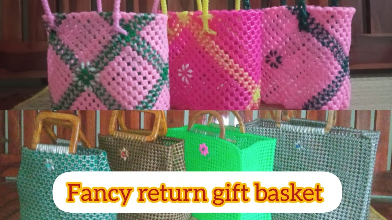 Fancy return gift basket ll subscriber's hand crafts 
