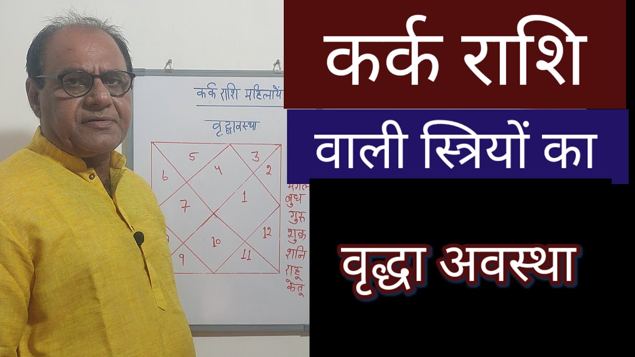 Cancer Women's Old Age | कर्क राशि वाली महिलाओ का बुढ़ापा | By Astrolger Raghaw Ram Mishra