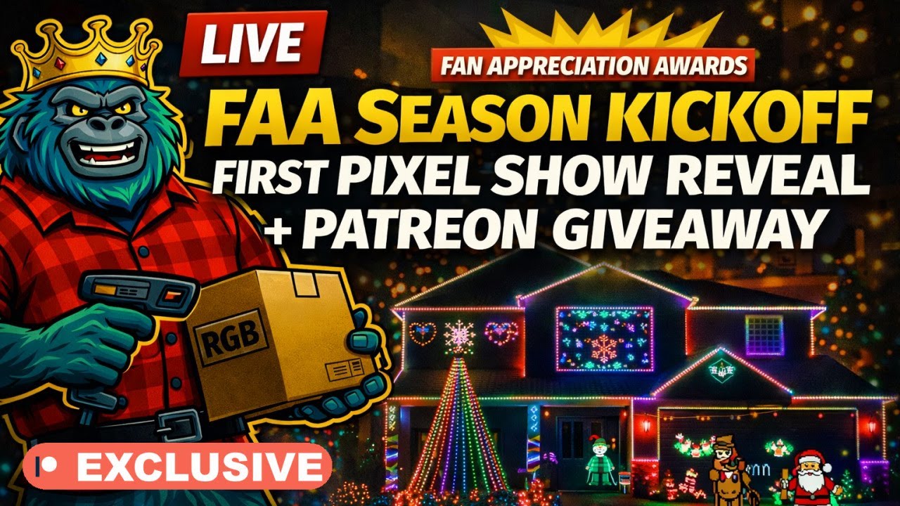 (Vertical) FAA Season Kickoff LIVE | First Pixel Show Reveal + Patreon Giveaway 📱