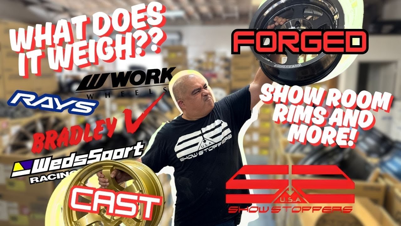 FORGED VS. CAST: WEIGHING YOUR FAVORITE JDM WHEELS!