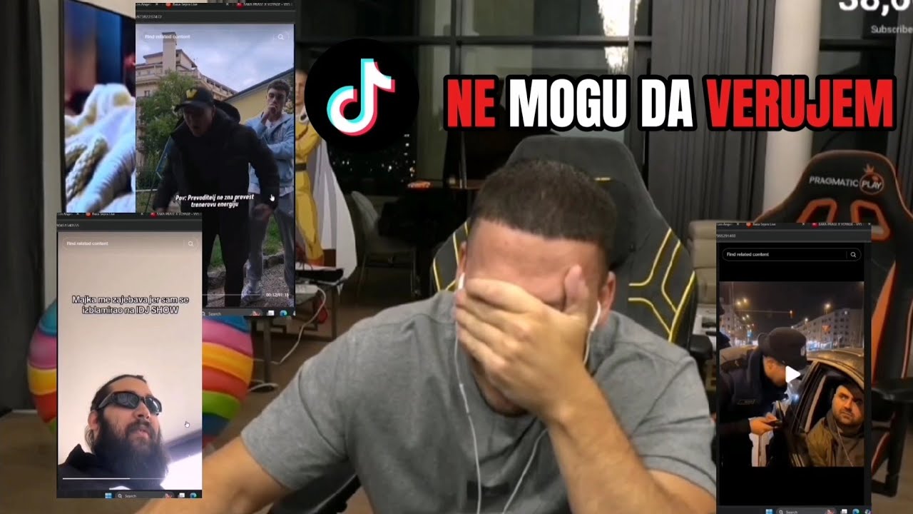 BAKA REAKCIJA NA NAJSMESNIJE TIK TOKOVE *Baka i drugari um*ru od smeha*