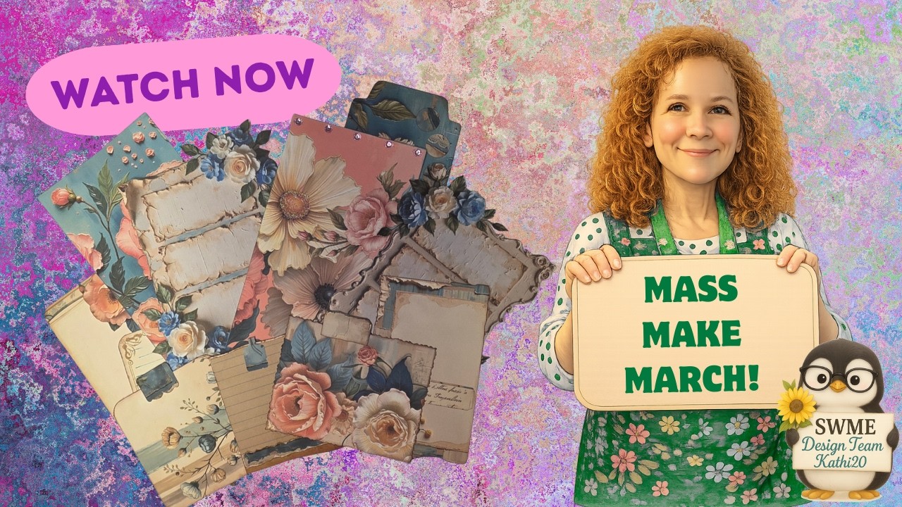 Journal Cards Part 2 - Mass Make March - Scrapbooking with ME Design Team Project