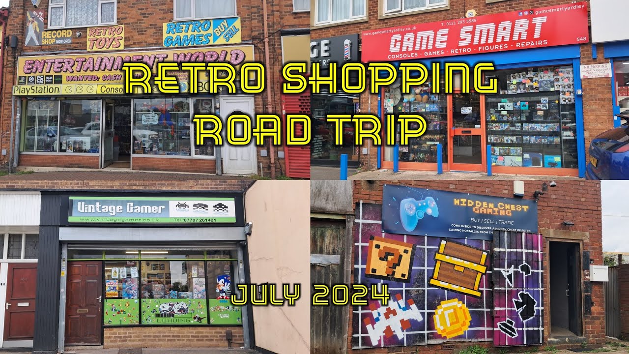 Retro Shopping Road Trip - July 2024 (Birmingham/West Midlands)