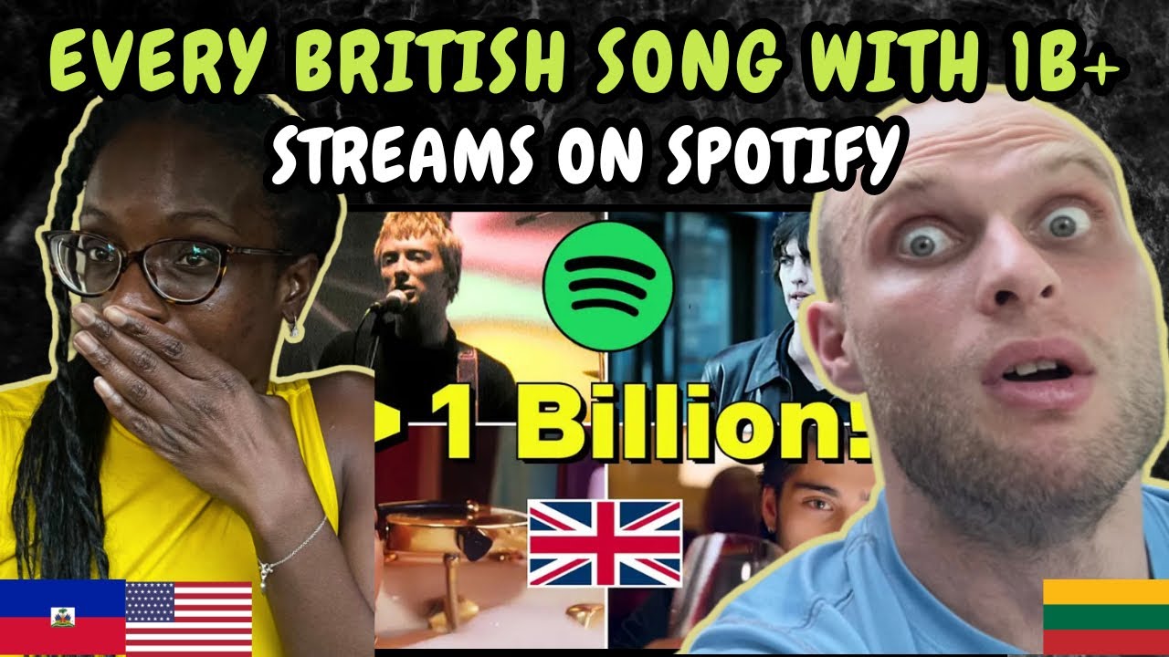 РЕАКЦИЯ НА КАЖДУЮ БРИТАНСКУЮ ПЕСНЮ НА Spotify С БОЛЕЕ МИЛЛИАРДА ПРОСЛУШИВАНИЙ! | СМОТРЮ ВПЕРВЫЕ