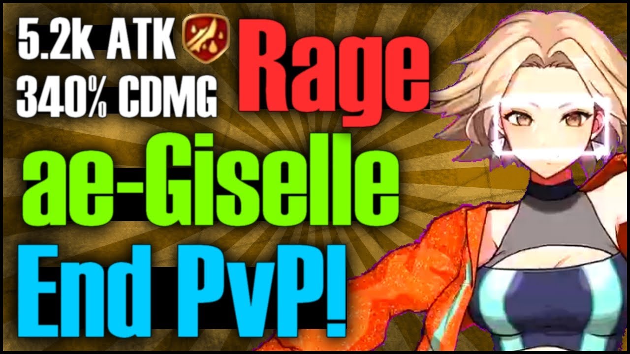 ae-Giselle Solo PvP With Rage Set!! BEST DPS in GAME!!