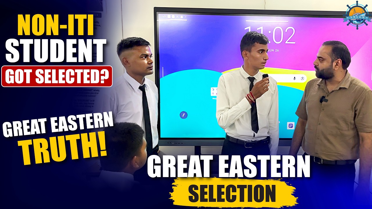 Great Eastern Selection || NON-ITI Student Got Selected