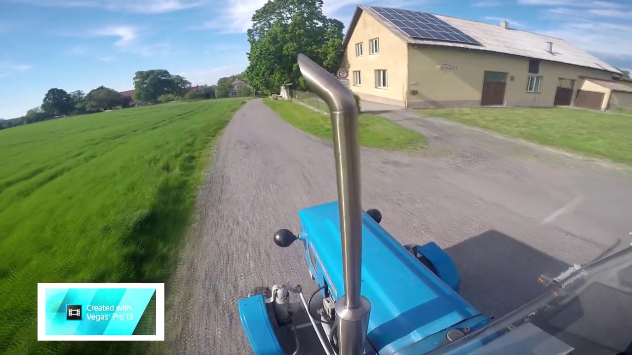 ZETOR 6718 nerezový výfuk / stainless steel exhaust / wydech ze stali nierdzewnej