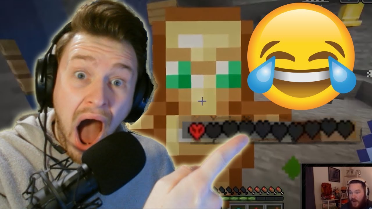 Reacting To The Funniest Minecraft Hardcore Deaths Compilation