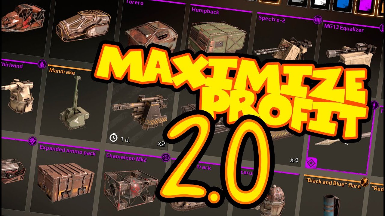 MAKING THE MOST COINS FROM MARKET - Crossout coins guide