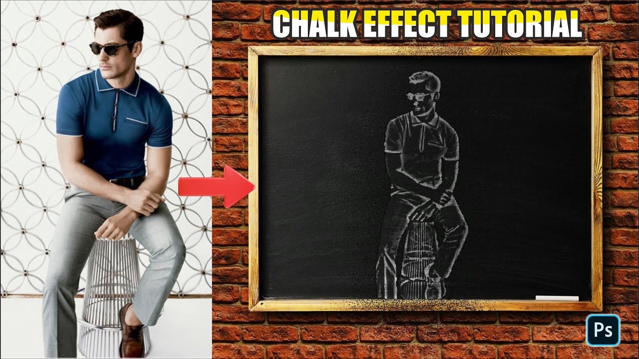 Chalk Effect Photoshop Tutorial | How to Create Chalk Effect in Photoshop