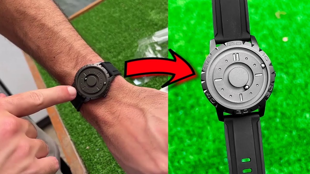 Esse relógio de quartzo regula a hora com o magnetismo do planeta terra 🌎