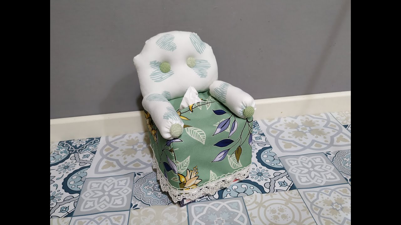 DIY - poltroncina PORTAKLEENEX SCATOLA CUBO