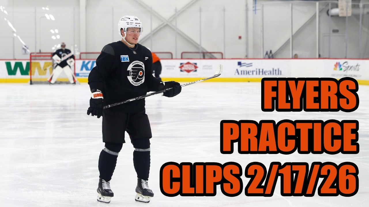Philadelphia Flyers Practice Clips - 2/17/26