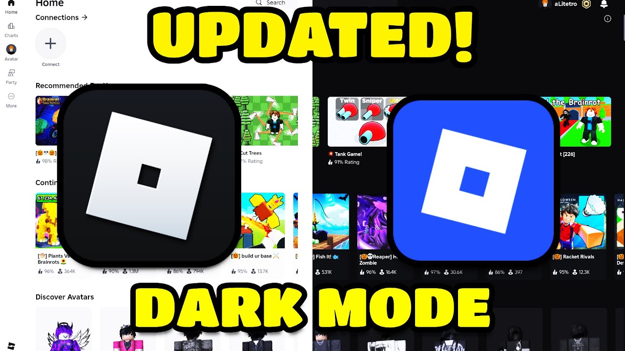 How To Turn On Dark Mode In Roblox (UPDATED 2026)