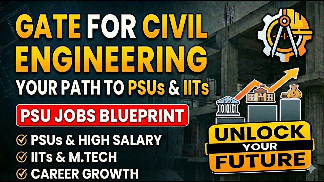 GATE Civil Engineering Roadmap in Tamil: Crack PSUs & IITs