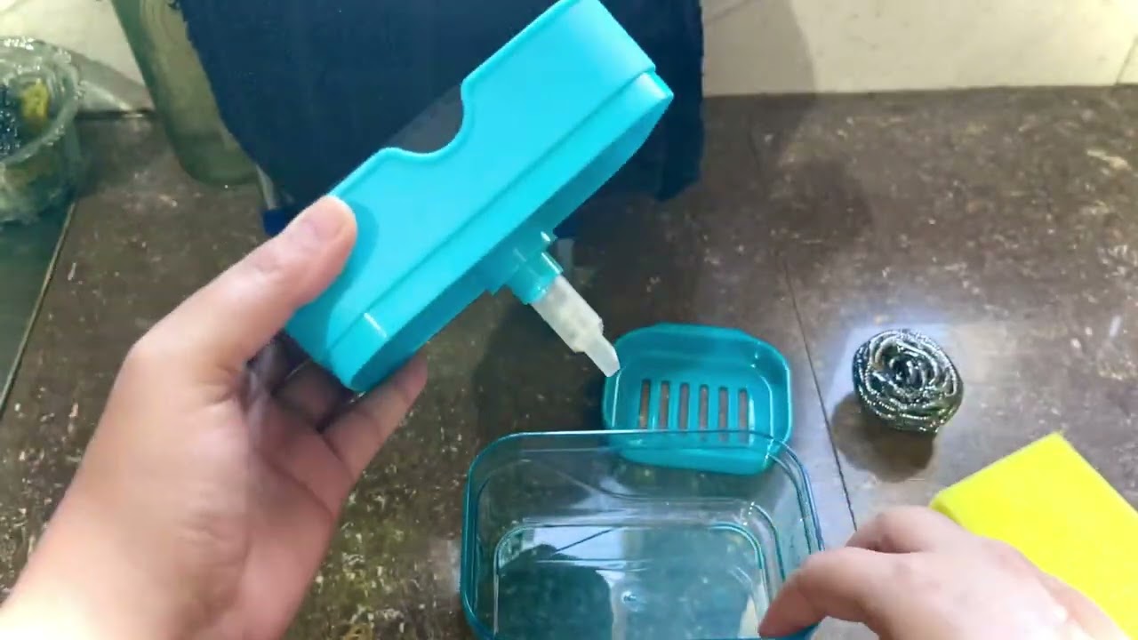 Vlog: buy new liquid dishwasher dispenser for kitchen| save space using combine dishwasher dispenser