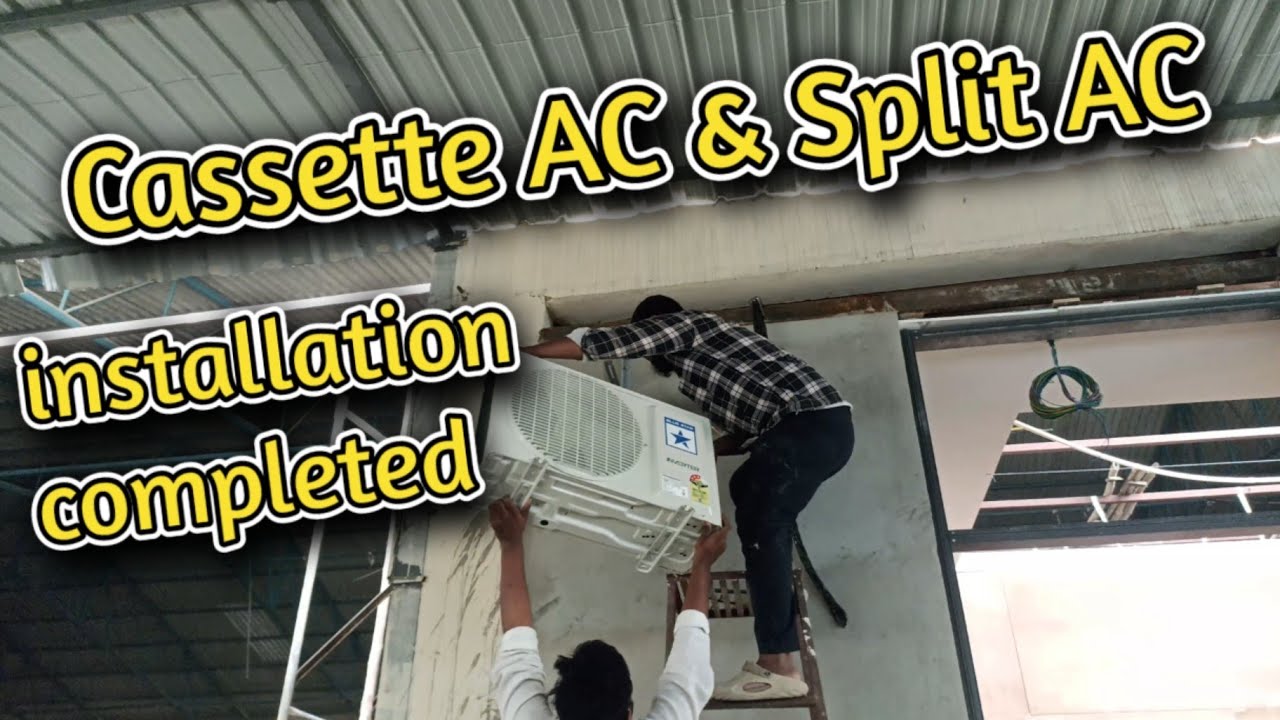 Cassette And Split Units Installation In 2026 || MRACTECH 