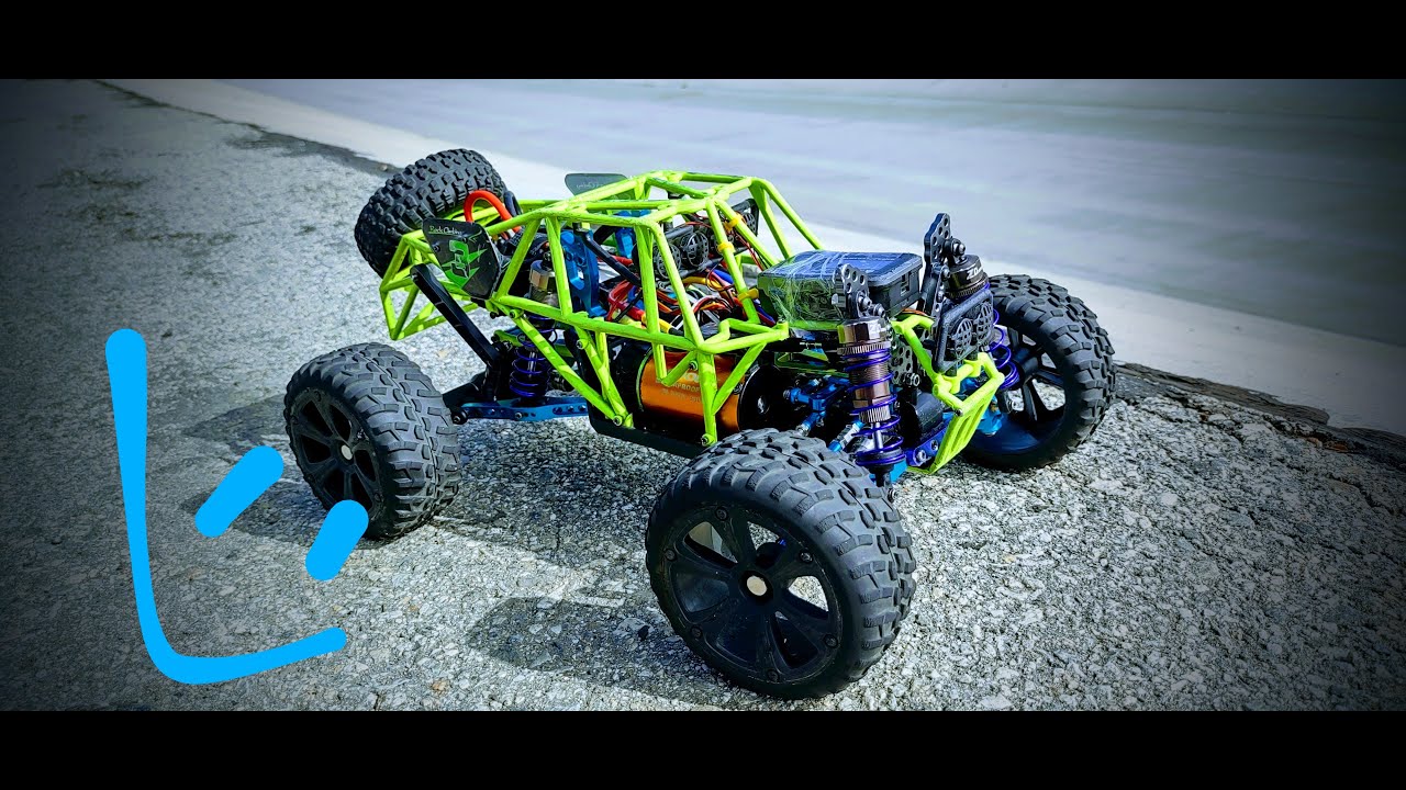 wltoys 12428 con motor sin cepillos 3660 de 3800kv prueba de velocidad