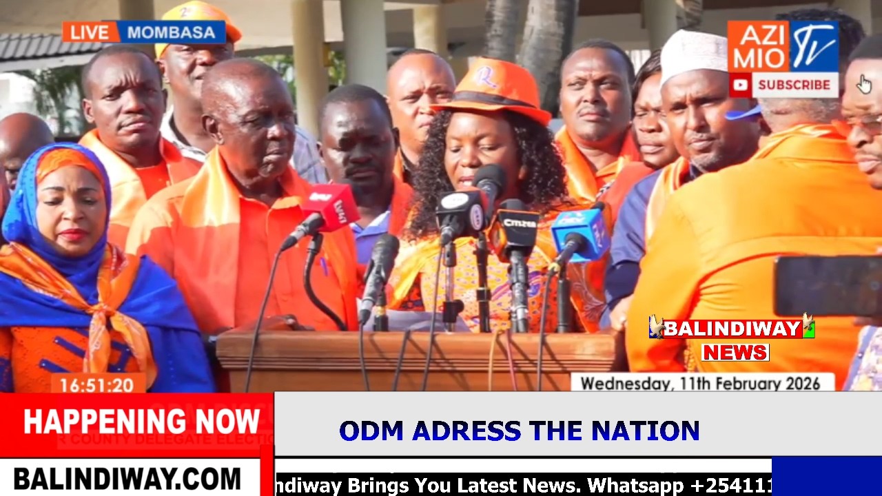LIVE: ODM PARTY ADDRESSING THE NATION NOW IN MOMBASA AFTER DUMPING SIFUNA!