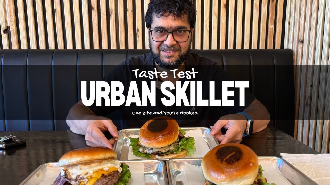 First Time at Urban Skillet Sugar Land | Crazy Good Burgers?!